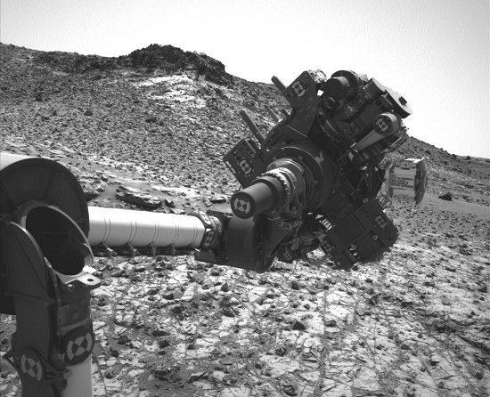 Mastcam view of Curiosity's arm