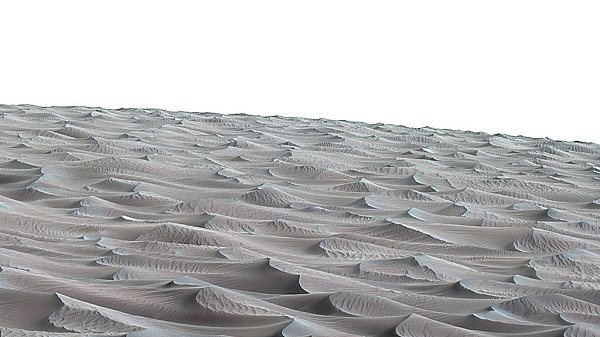 Dune ripples up close