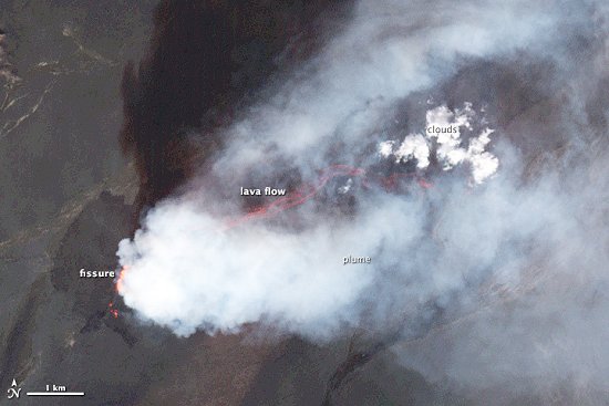 Iceland fissure eruption